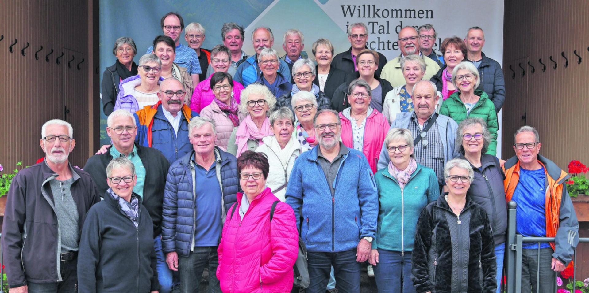 Kirchenchor Oberrüti am internationalen Gesangsvereinstreffen in Tirol