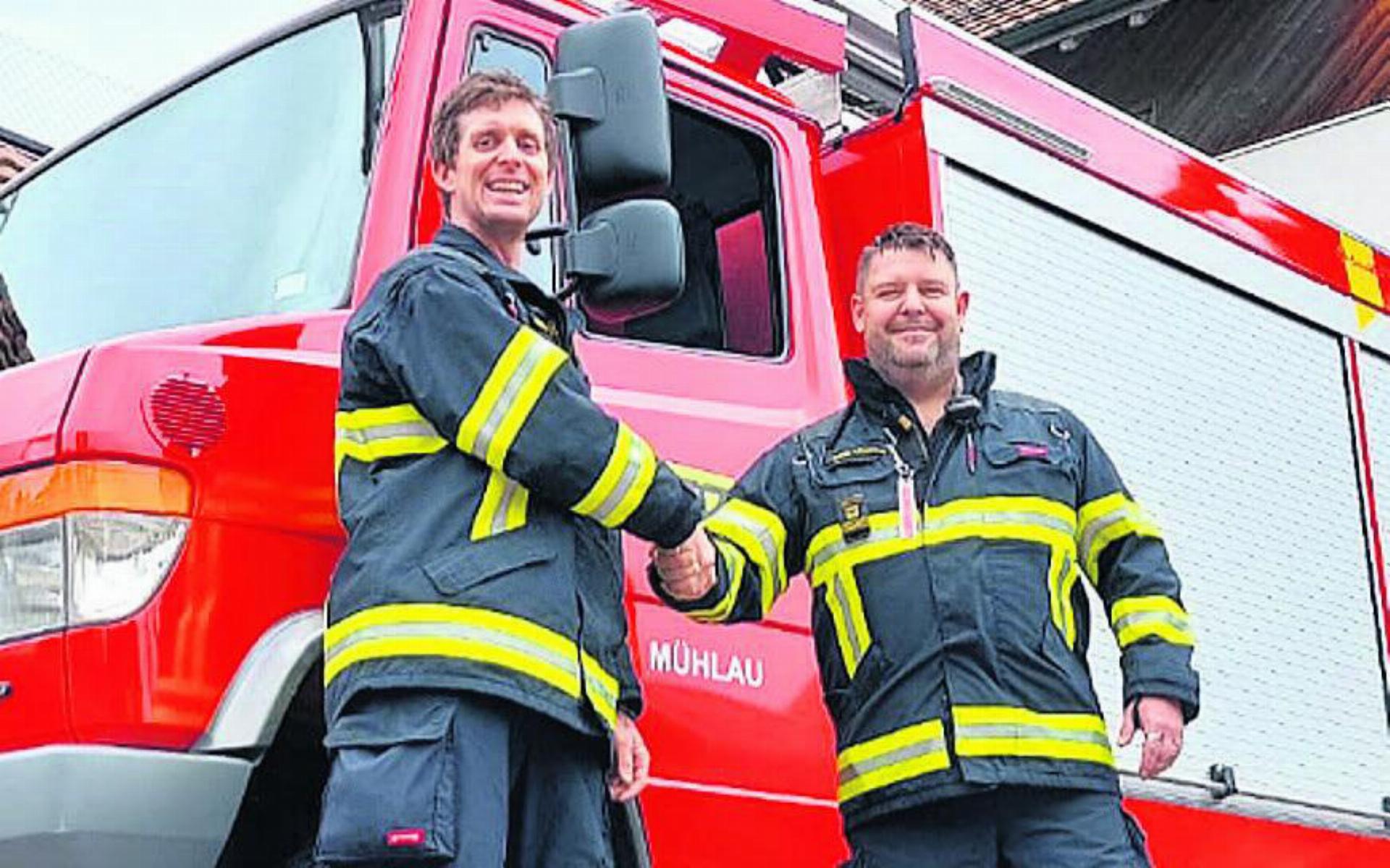 Kommandowechsel in der Feuerwehr Mühlau per 1. Januar 2024