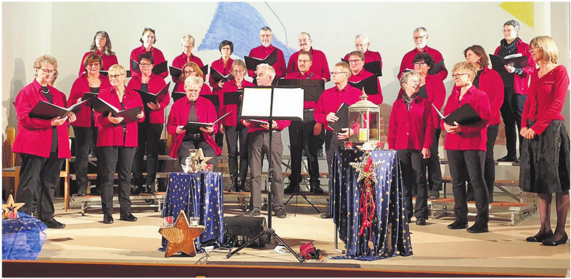 Bekannte Weihnachtslieder werden vom Regi-Chor in Muri gesungen. Foto: zVg
