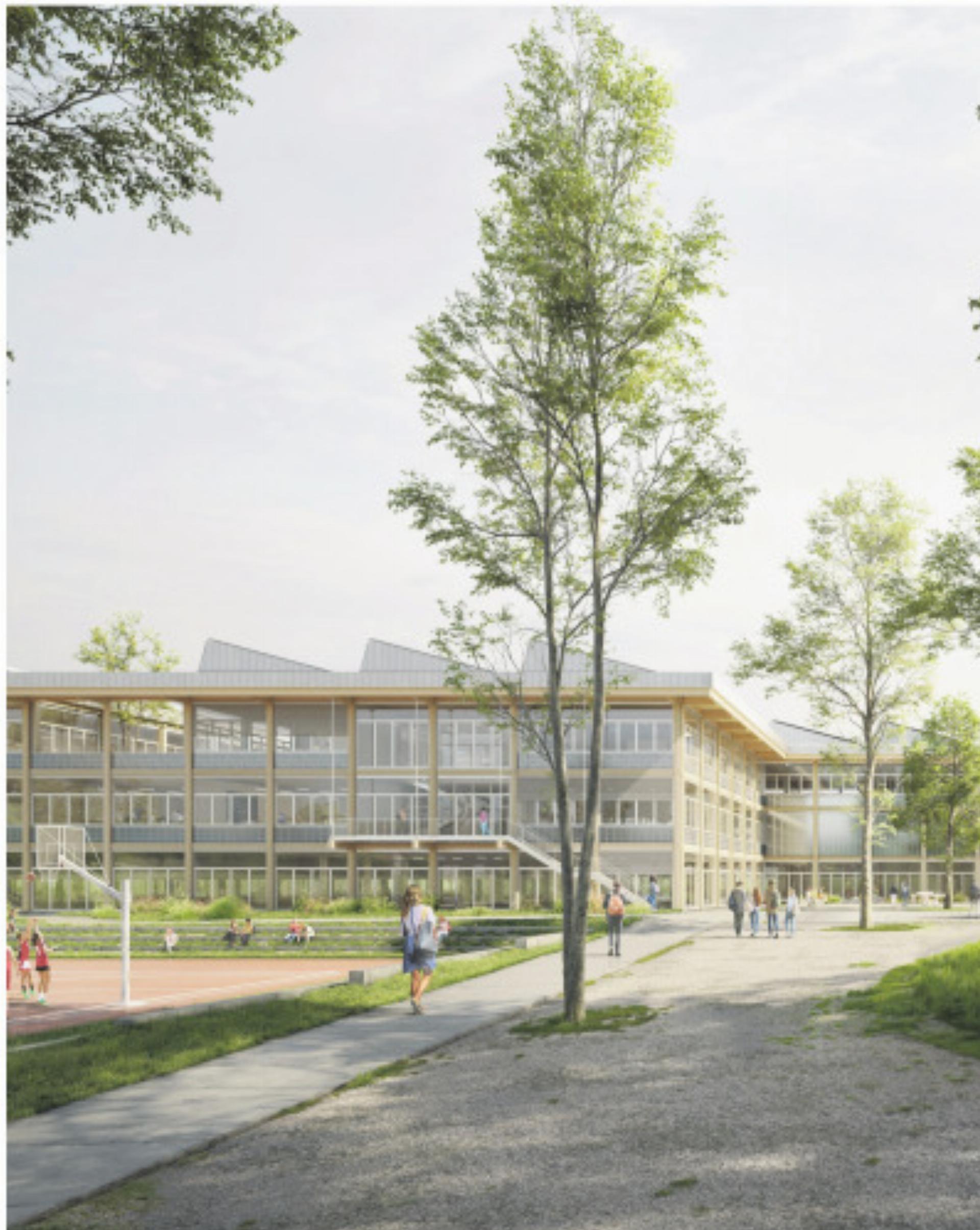 Projektwettbewerb zur Erweiterung der Kantonsschule Wohlen abgeschlossen - Das Bild wird blockiert. – Möglicherweise durch einen aktiven Adblocker.