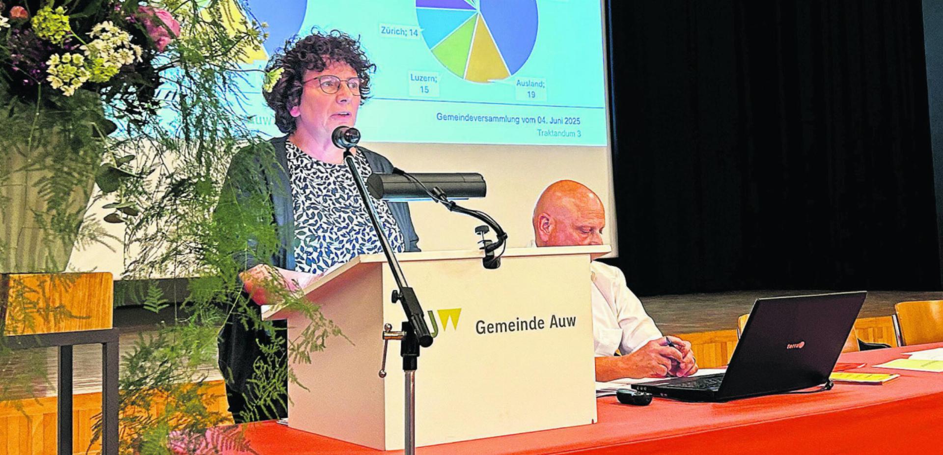 Gut besuchte Einwohnergemeindeversammlung in Auw