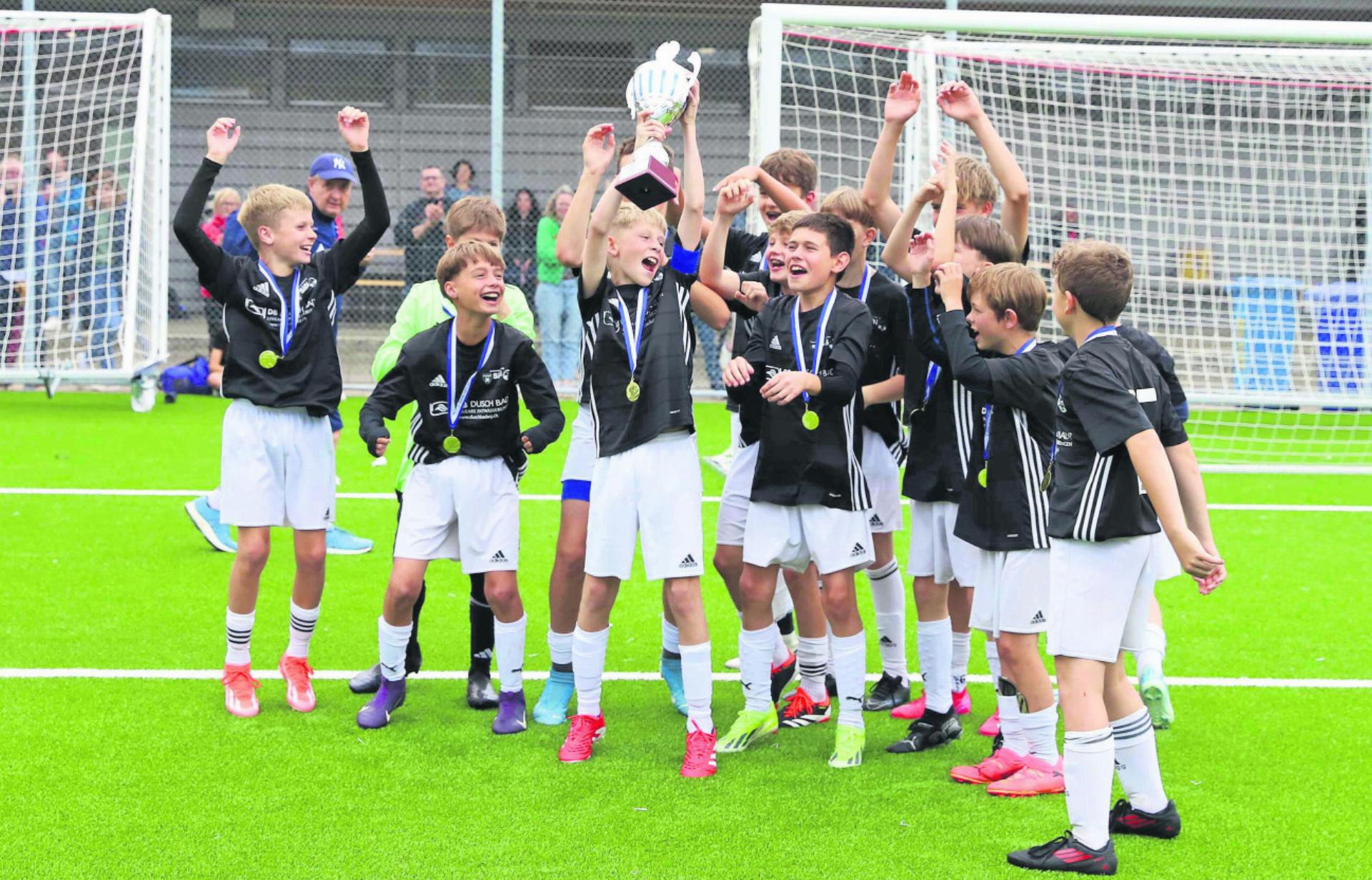 Die Da-Junioren des FC Sins/Dietwil triumphieren