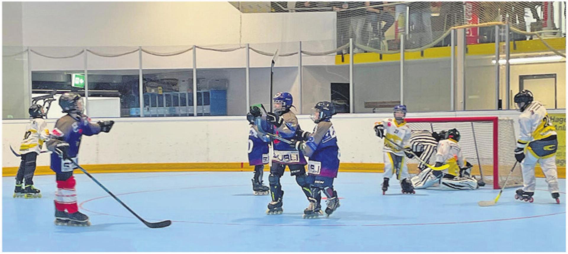 Inlinehockey: Erster Spieltag Nachwuchscup