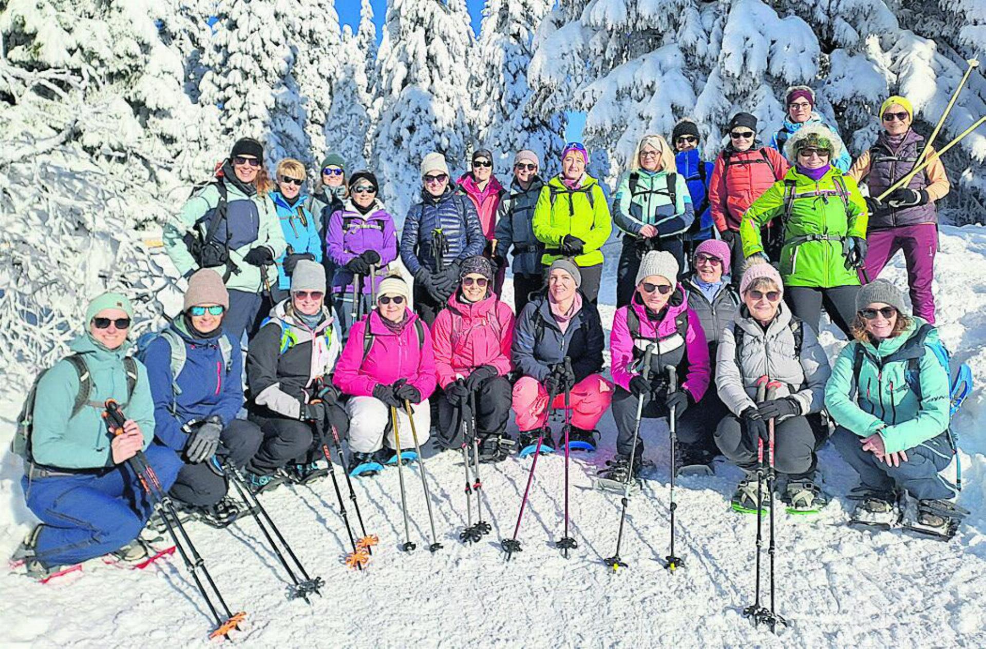 Winterevent des DTV Oberrüti auf dem Langis/Glaubenberg