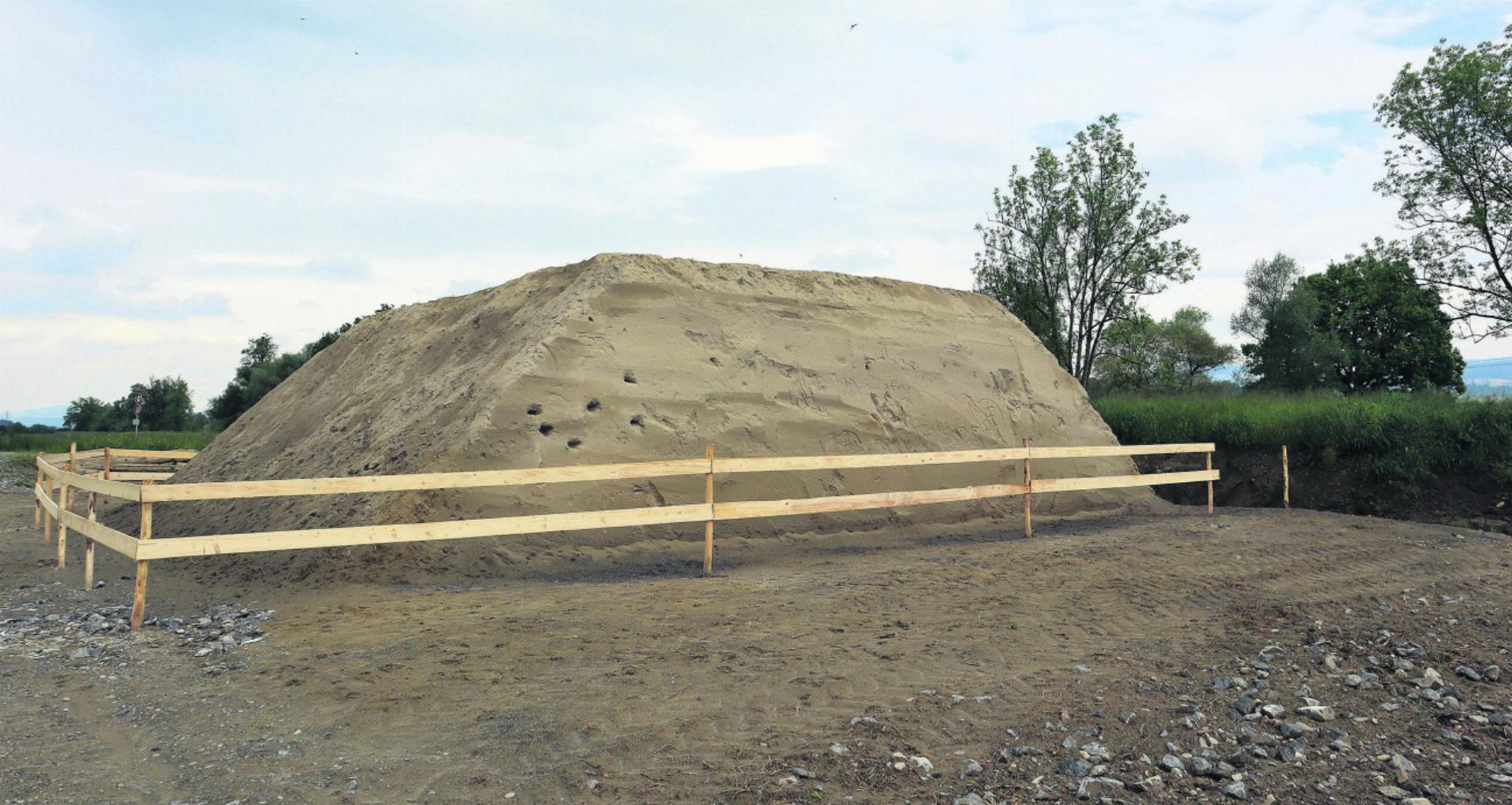 Neue Nistplätze für die Uferschwalbe