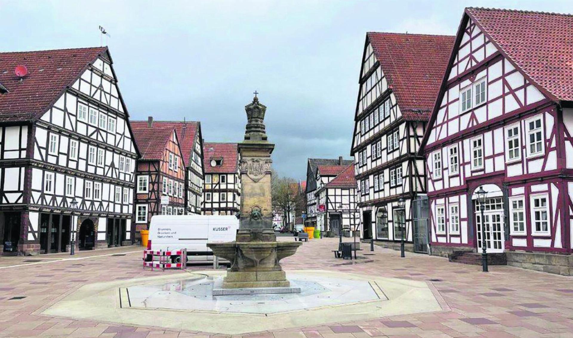 Mittelalterlicher Stadtplatz in Hofgeismar, Nordhessen Deutschland. Foto: zVg