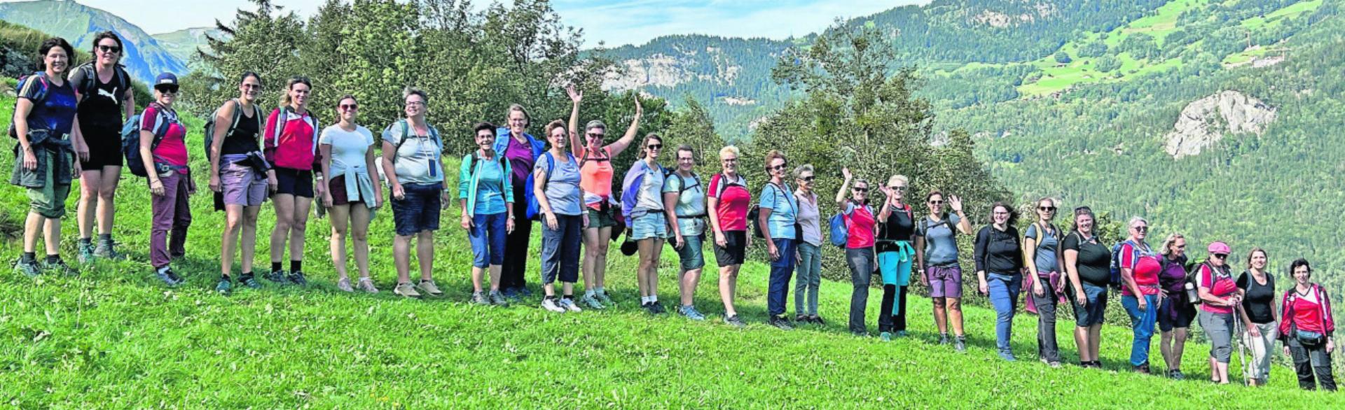 Vereinsreise der Damenriege Auw zur Rosenlaui-Schlucht