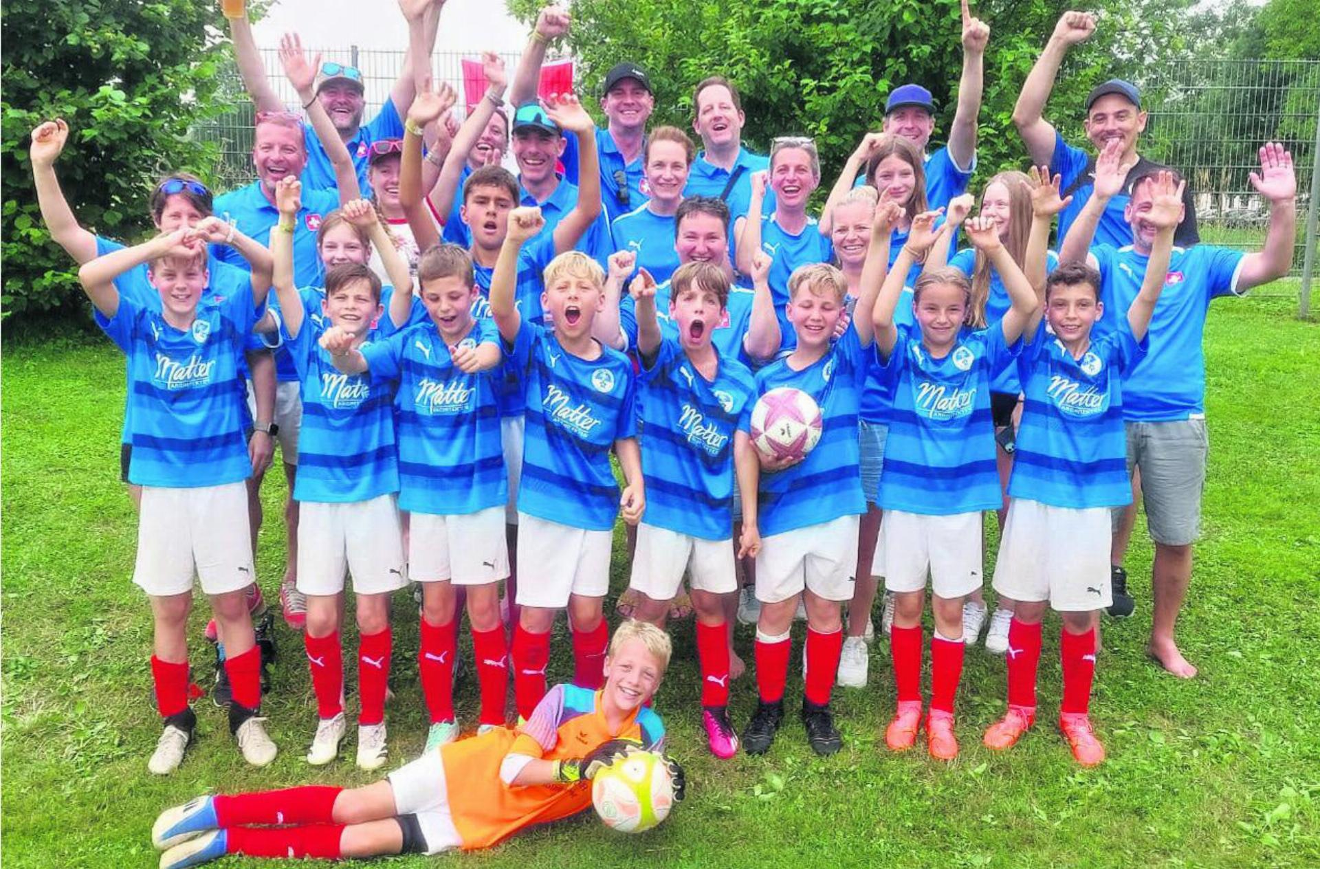 Fussballclub Dietwil: Die Junioren-Ea-Mannschaft an der Mini-EM