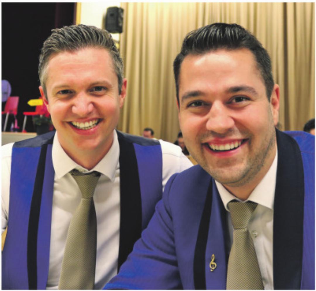 Lukas Isler und Devin Niederberger (von links). Lukas Isler und Devin Niederberger (von links).