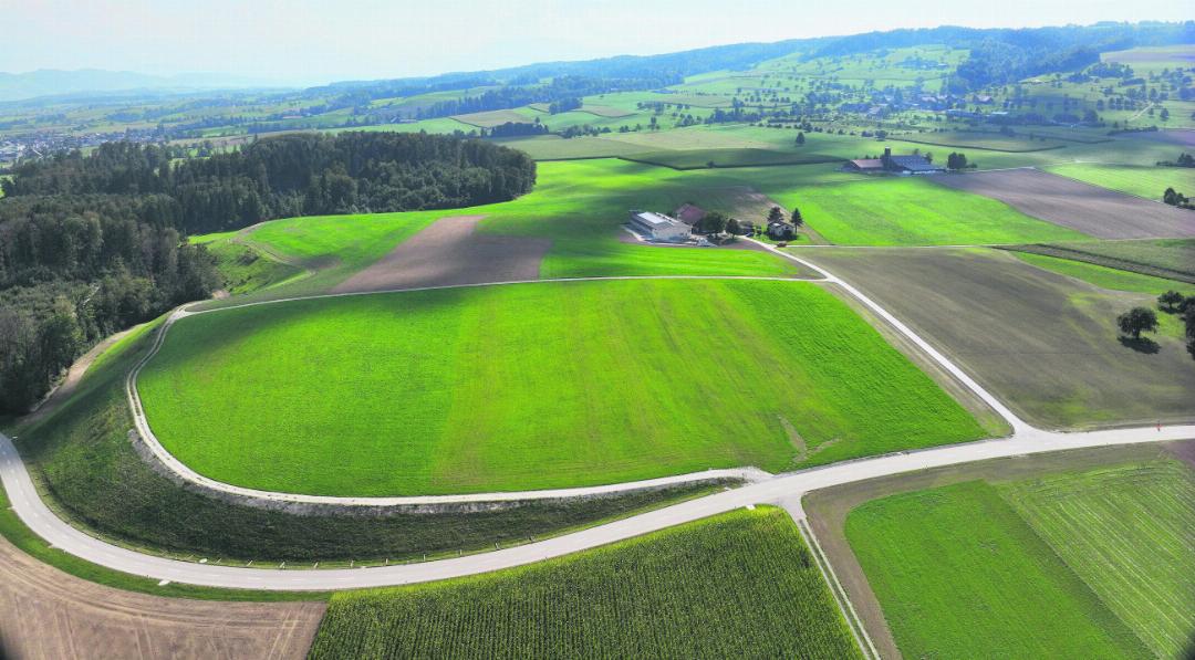 Heute ist die «Weid» unscheinbar: Kaum etwas erinnert an die Aushub-Deponie, die an dieser Stelle in der Gemeinde Beinwil zehn Jahre geführt wurde. Fotos: zVg