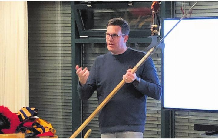 Pascal Staub gab spannende Einblicke in den Alltag der Gardisten. Foto: zVg