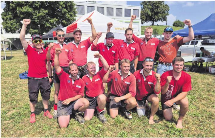 Die Herren 640 kg holen sich den Vize-Schweizer-Meister-Titel! Foto: zVg