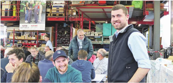 Michael Suter begrüsste die Gäste am Jahresendevent. Fotos: ci