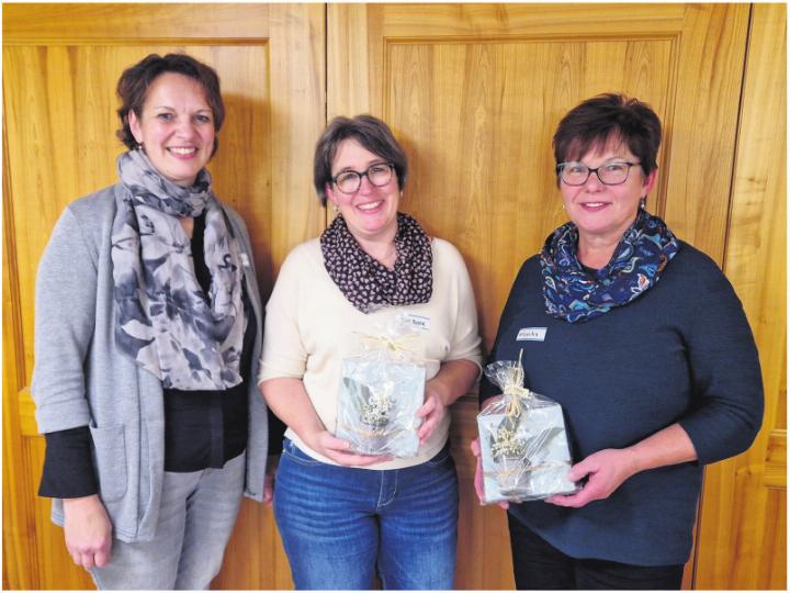 Edith Nietlispach, Susanne Müller, Monika Conrad (von links). Foto: zVg