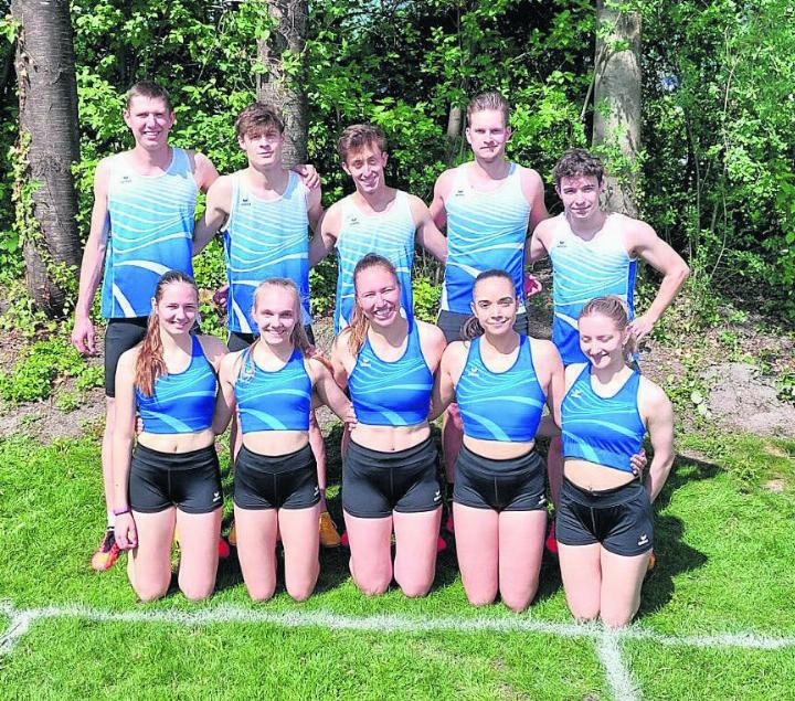 Die Leichtathletik-Riege des STV Mühlau startete am Staibock-Cup. Foto: zVg