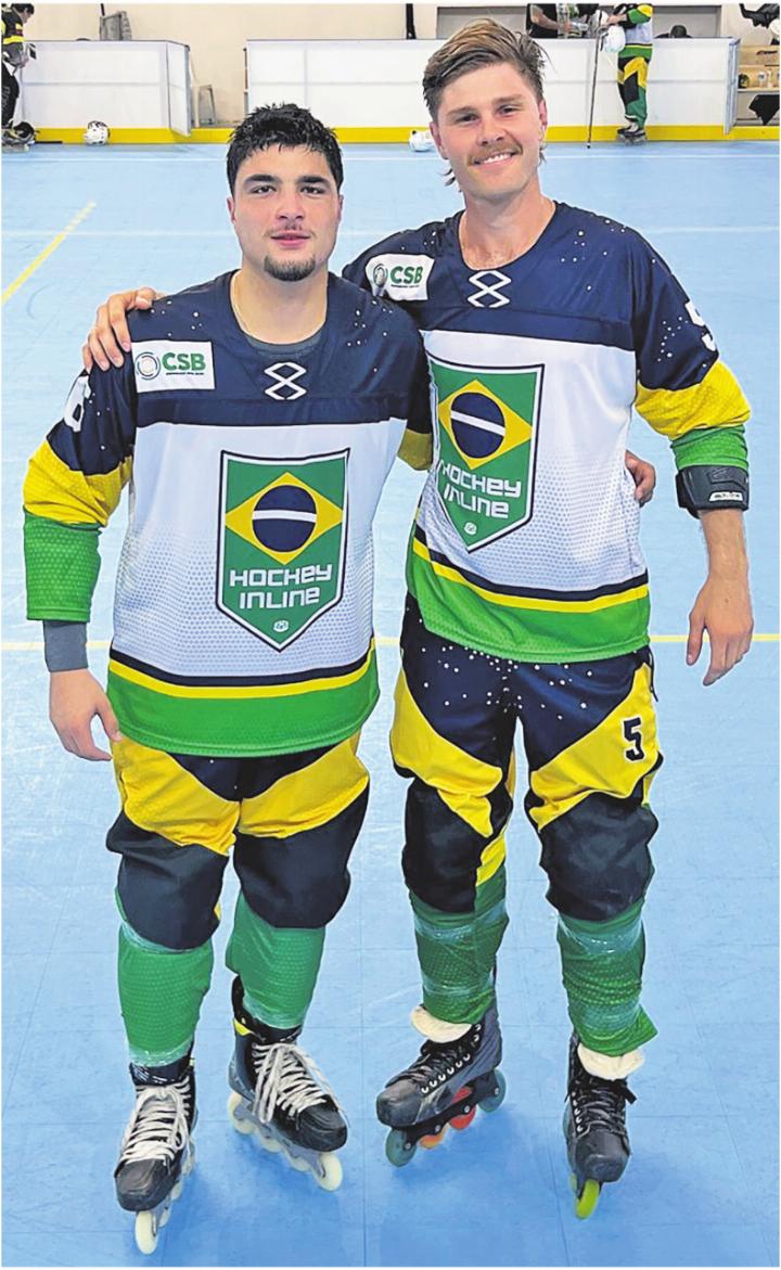 Levi Leu mit dem Teamkollegen Gianluigi Antoni. Fotos: zVg