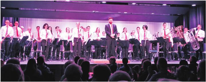 Das Jahreskonzert 2026 der Musikgesellschaft Sins stand unter dem Motto «Geschichten». Foto: ci