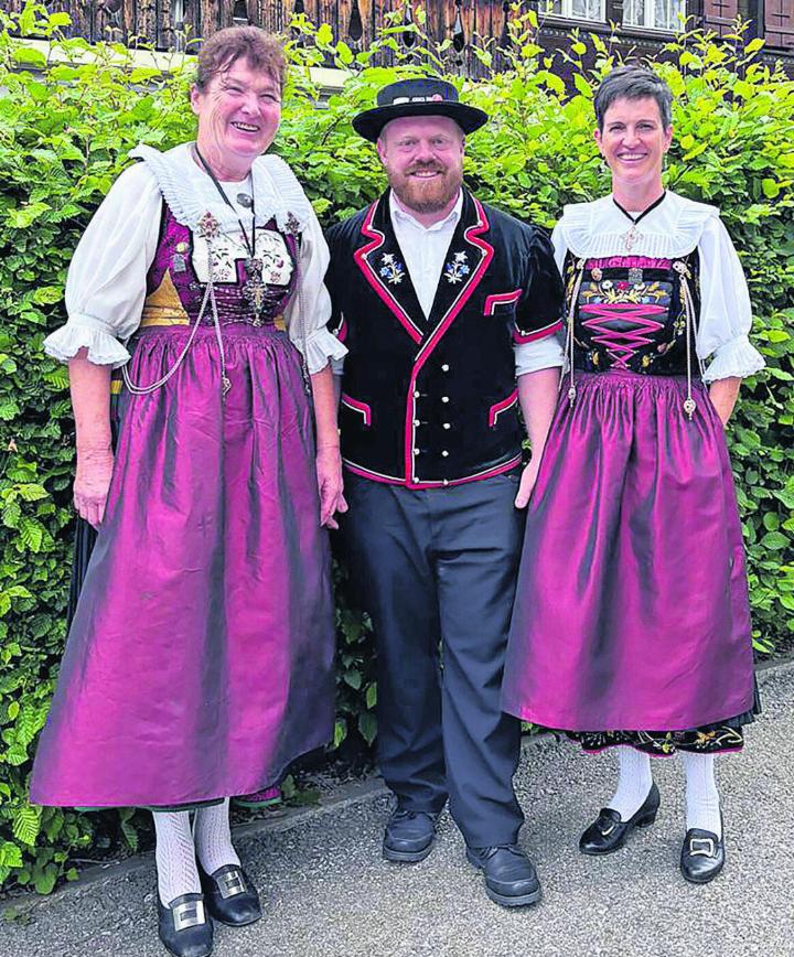 Pia Bussmann, Kevin Amstutz, Trudy Strebel (von links). Foto: zVg