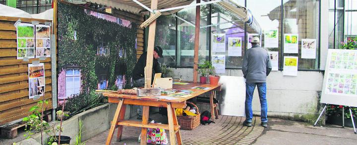 Der NVVO mit seinem Stand am Gartenfest der Gärtnerei Waldispühl. Foto: zVg