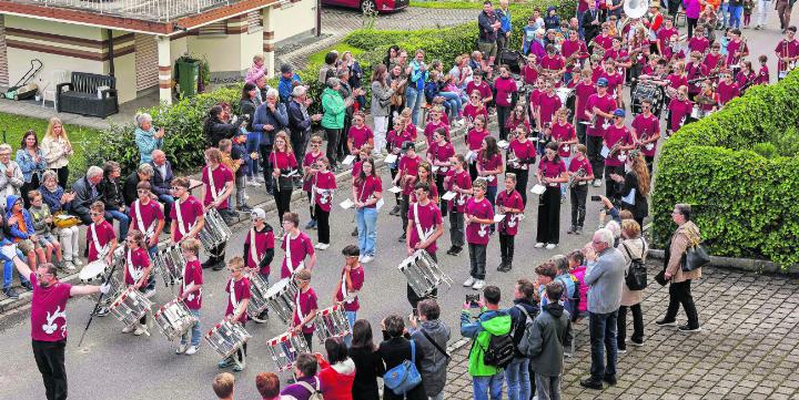 Jugendmusig Pur! – vier Jugend-Ensembles aus der Region eröffneten die Paraden am Samstag und Sonntag. Foto: zVg