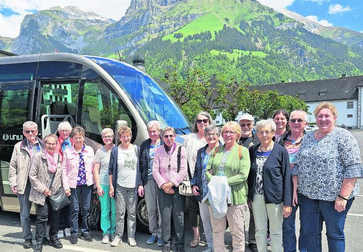 Vor imposanter Bergkulisse in Engelberg. Foto: zVg