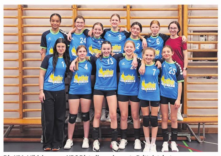 Die U16-Mädchen vom VBC Dietwil wurden gute Drittplatzierte. Foto: zVg
