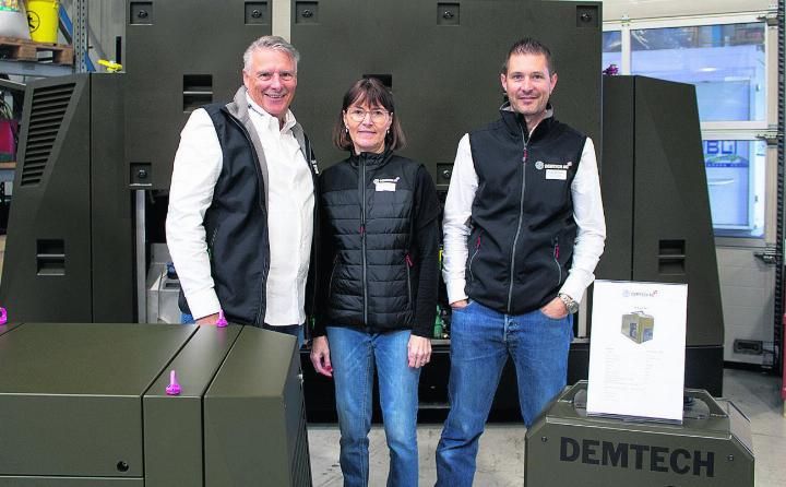 Die Geschäftsleitung: Leo, Nicole und André Hürlimann. Foto: ci