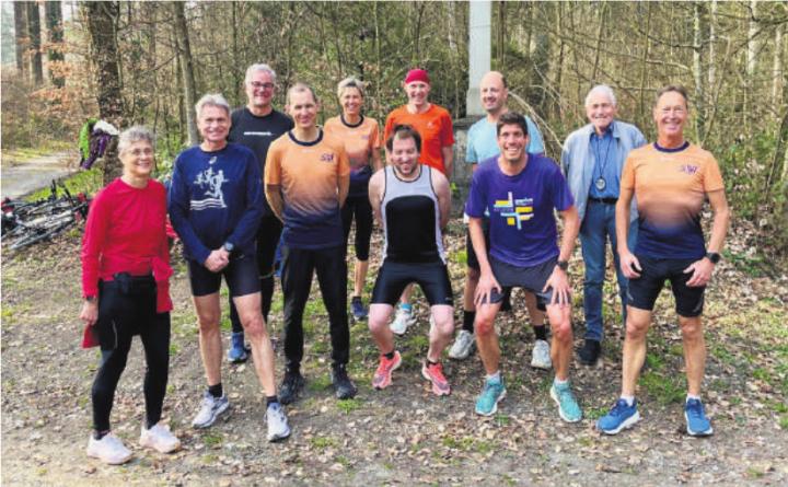 Erster Vereinslaufs im Maiholzwald. Foto: zVg
