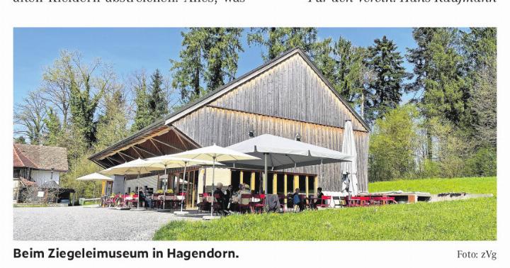 Beim Ziegeleimuseum in Hagendorn. Foto: zVg