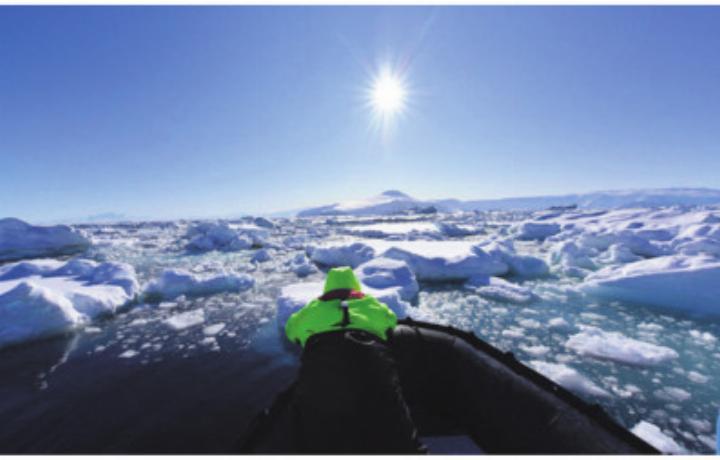 «Antarkis-Tagebuch» Diashow im Kino Cinepol in Sins. Foto: zVg