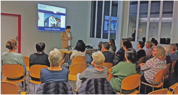 Bewegender Vortrag über die anspruchsvolle Arbeit einer Bestatterin. Foto: zVg