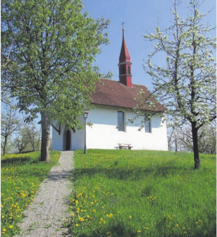 Kapelle Aettenschwil im Frühlingskleid. Foto: zVg