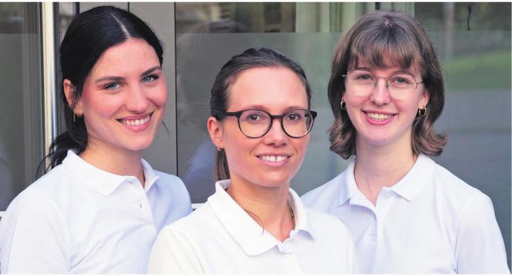 Fiona Roozeboom, Savina Luban, Angela Meienberg (von links). Foto: zVg