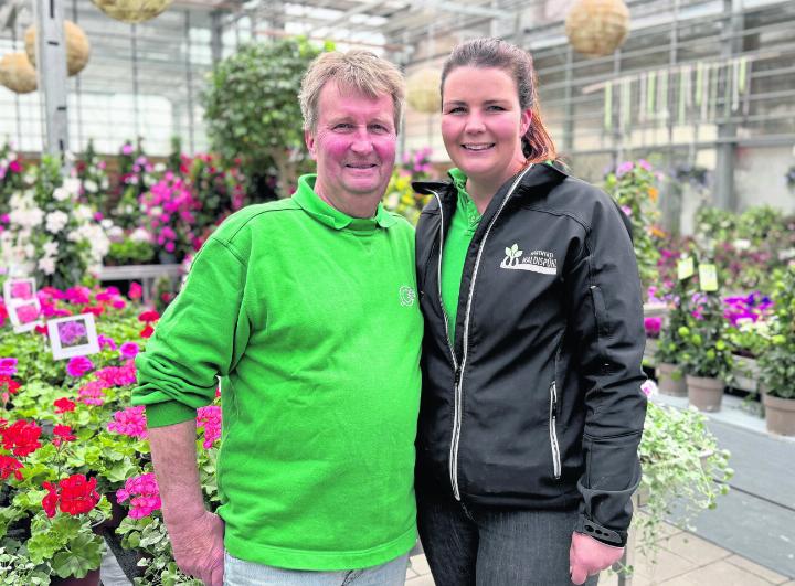 Guido Waldispühl mit seiner Tochter Nadine. Fotos: rah