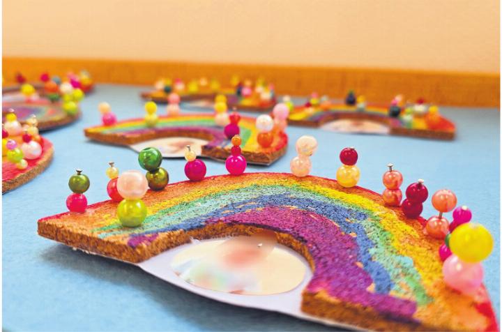 Herbst-Regenbogen von der Klasse 1a. Foto: zVg