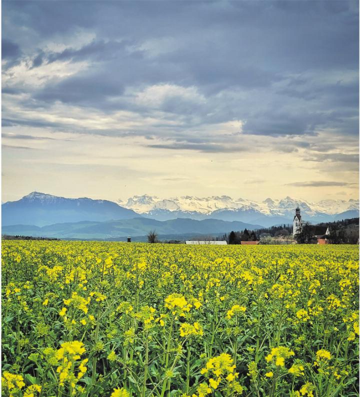 Abenteuerliches Wetter über Beinwil. Fotos: zVg