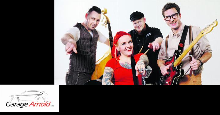 The B-Shakers heizen mit Rockabilly-Sound am Samstag, 19. Oktober im Einhorn-Saal in Sins ein.