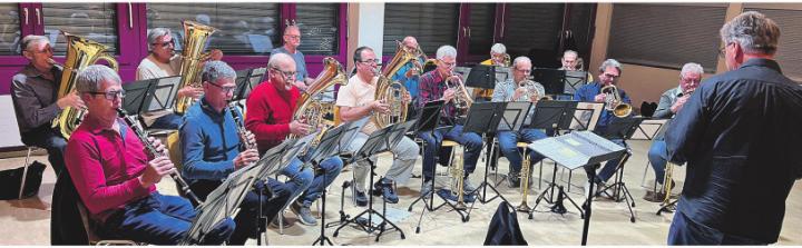 Die Heidegg Musikanten proben für das Adventskonzert. Foto: zVg