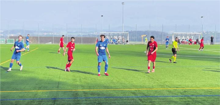 Szene aus dem Freundschaftsspiel gegen den SC Zofingen. Foto: zVg