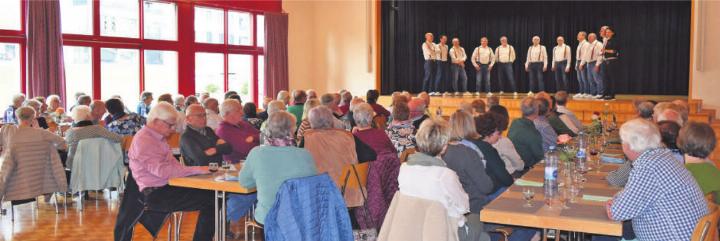 Unterhaltungsnachmittag ü60 mit der Gruppe «A Cappella Querbeet». Foto: zVg