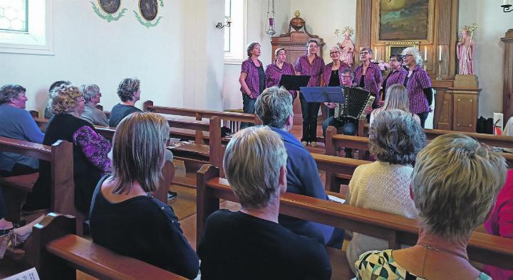 Andacht musikalisch umrahmt vom Kleinmattchörli Ober rüti. Foto: zVg