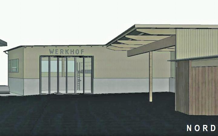 Der geplante Neubau des Werkhofs mit Remise wird so nicht realisiert. Fotos: Anzeiger Archiv