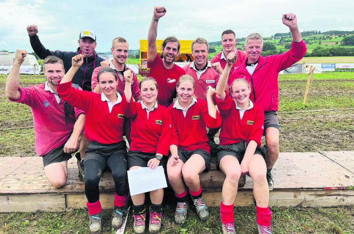 Das Sinser Mixed-Team wird Schweizermeister. Foto: zVg