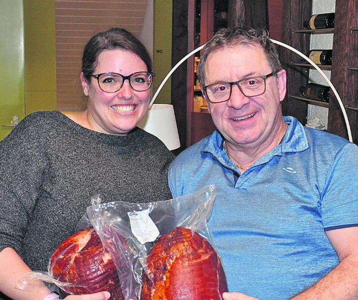 Chilbischiessen Sieger Saustich: Sidonia Räber und Werner Stutz.
