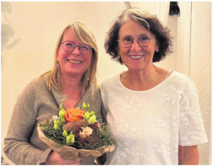 Karin Koch Wick (links) übenahm das Präsidium von Rosmarie Groux per 1. Januar 2026. Foto: zVg