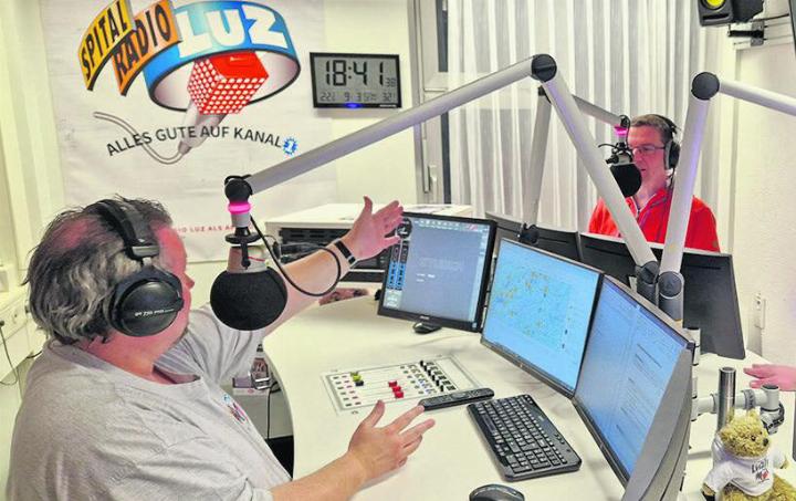 Das Radiostudio von LuZ. Foto: zVg