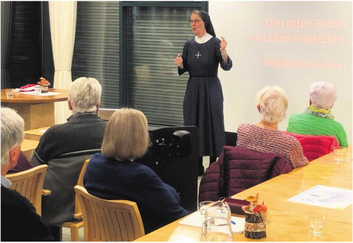 Die Baldegger Schwester Katja erzählte von ihrem ungewöhnlichen Leben. Foto: zVg