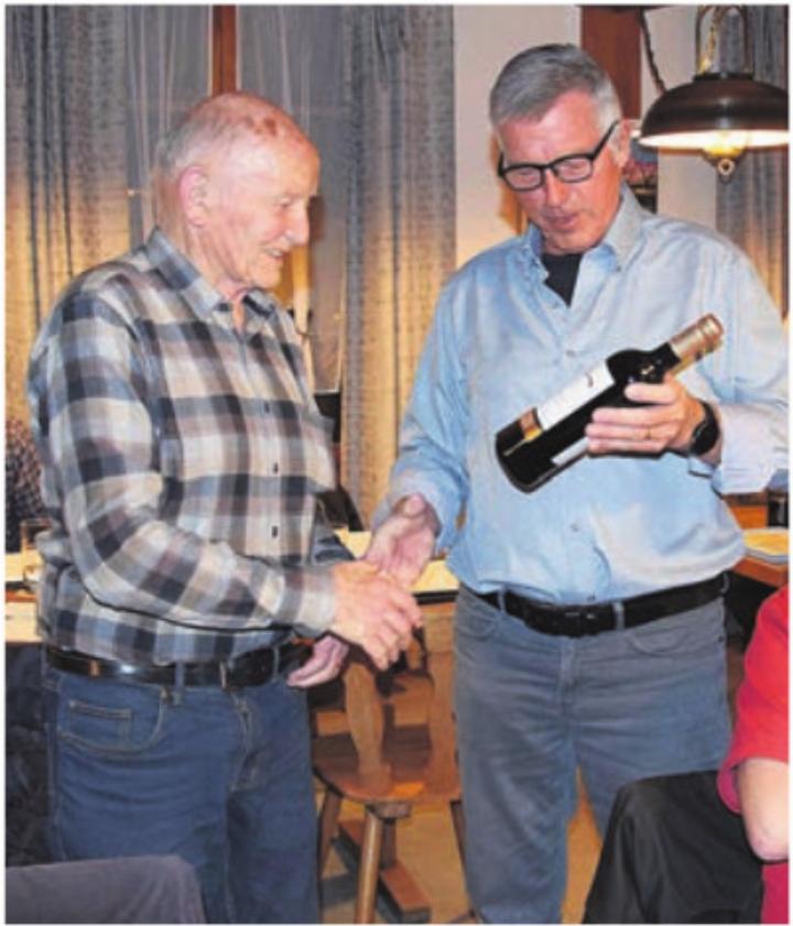 Anton Huwiler wurde für 60 Jahre als Sänger geehrt.