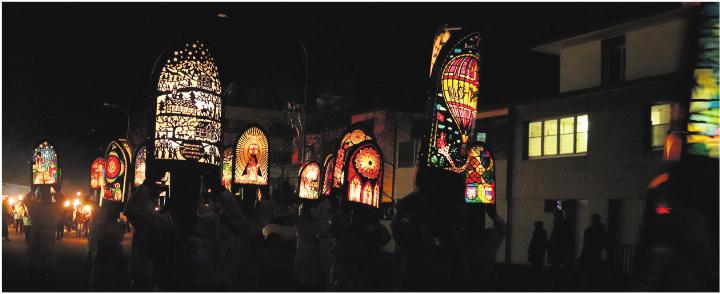 Der Fackelumzug begeisterte auch dieses Jahr viele Teilnehmer und Zuschauer. Foto: ci