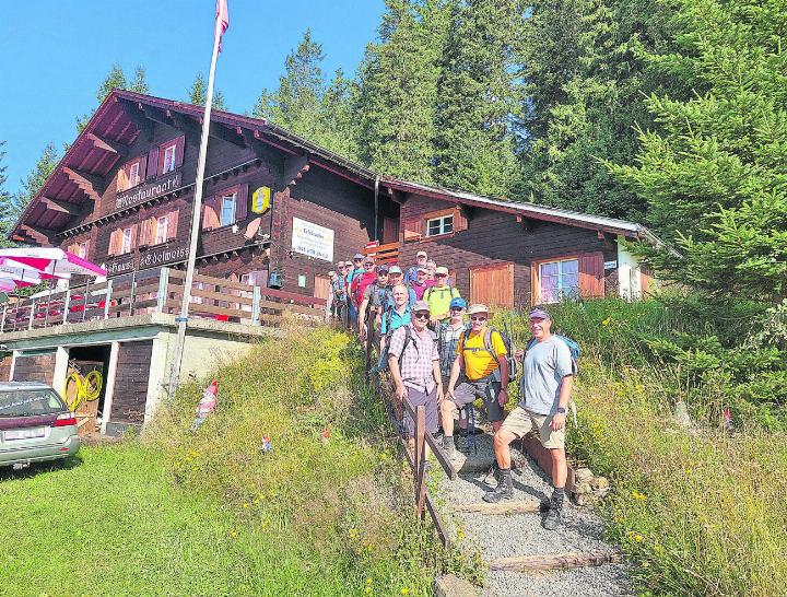 Im Berggasthaus Edelweiss genossen wir ein feines Abendessen. Foto: zVg